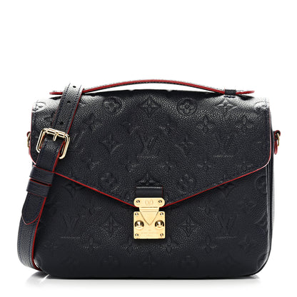 Louis Vuitton Empreinte Pochette Metis Marine Rouge 1 of 9