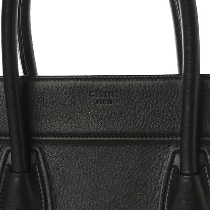 Celine Supple Calfskin Medium Phantom Luggage Black 7 of 12