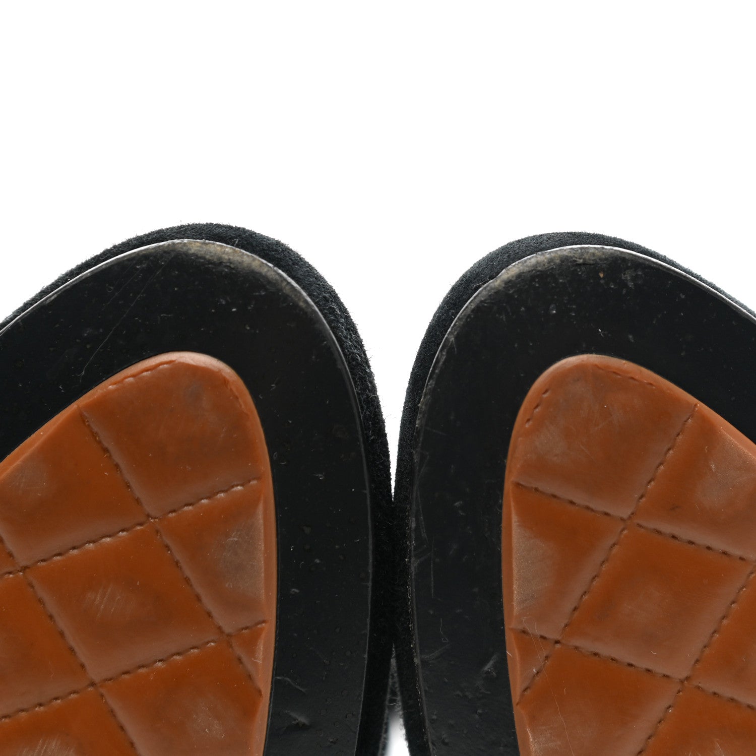 Chanel Suede Calfskin CC Short Boots 38.5 Black 11 of 11