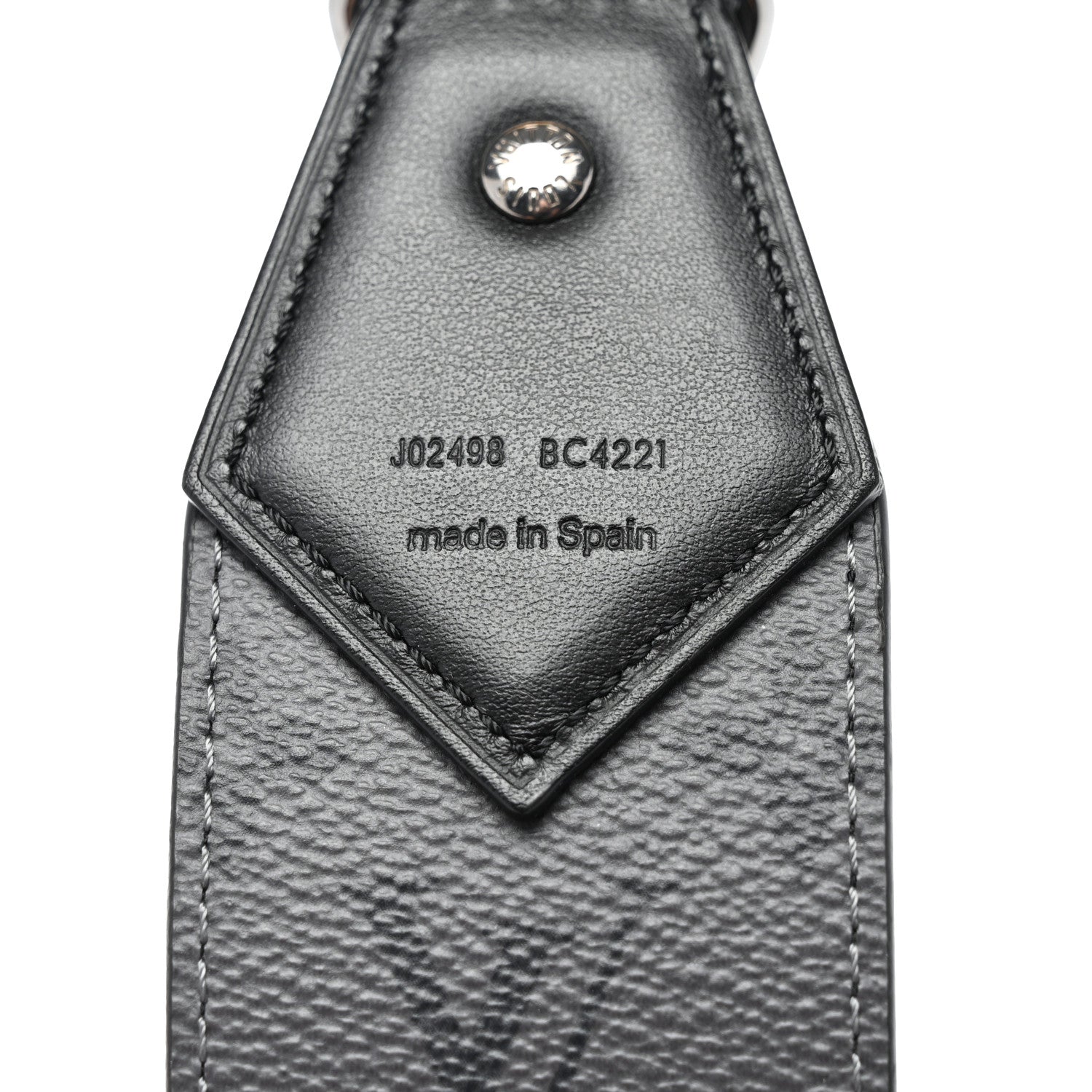 Louis Vuitton Monogram Eclipse Reversible Bandouliere Shoulder Strap 4 of 4