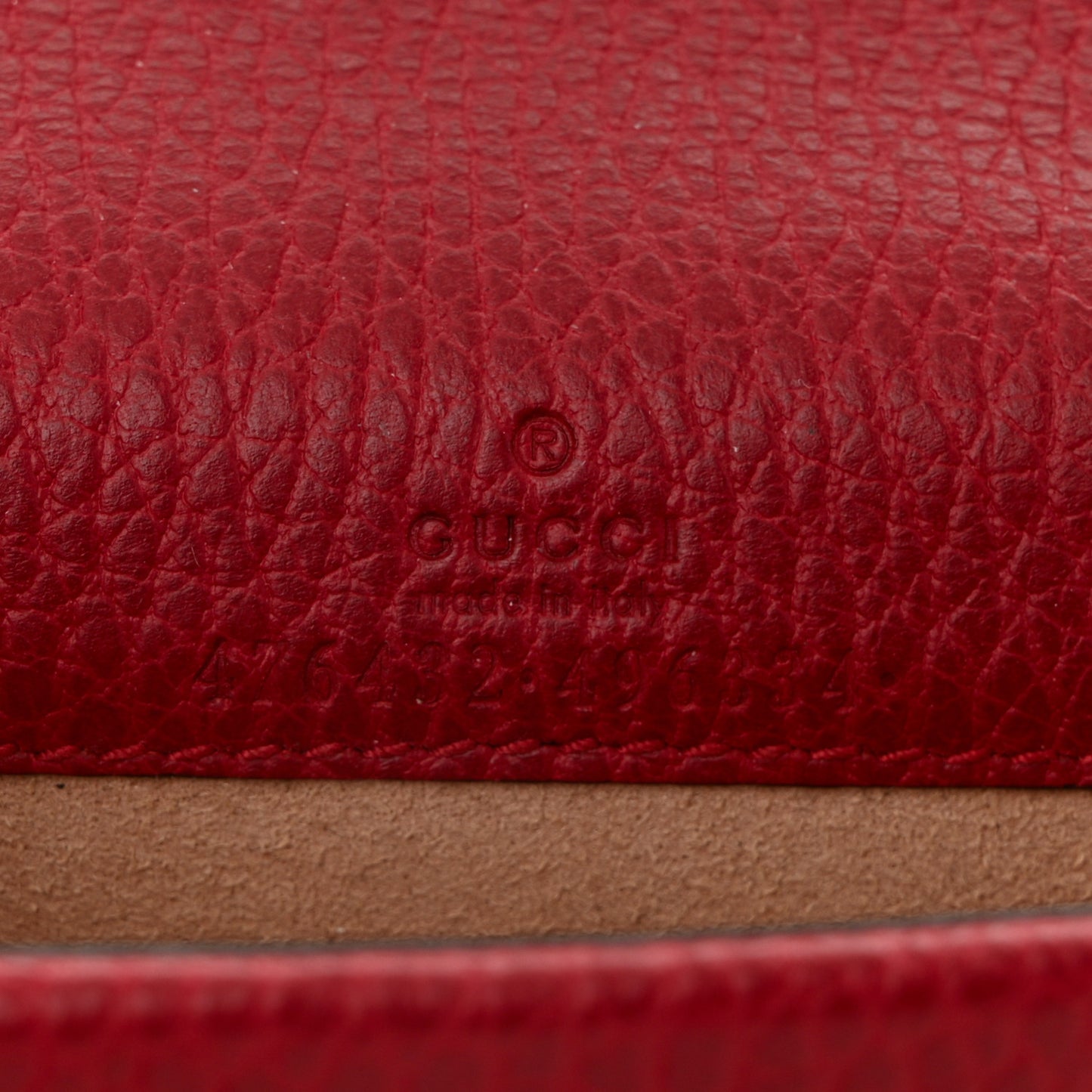 Calfskin Super Mini Dionysus Shoulder Bag Hibiscus Red