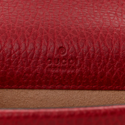 Gucci Calfskin Super Mini Dionysus Shoulder Bag Hibiscus Red 6 of 11