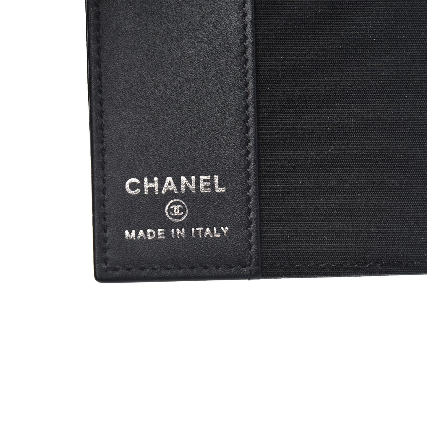 Caviar Timeless Passport Holder Black