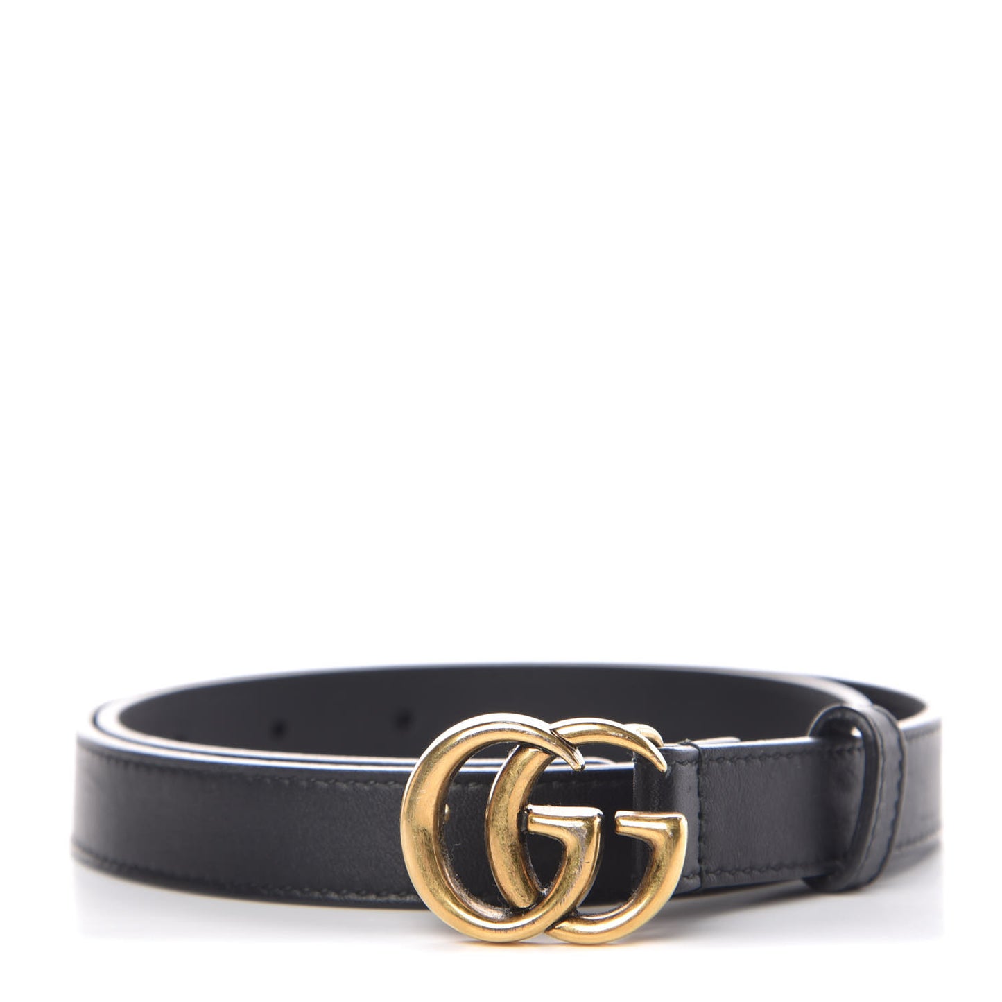 Calfskin Double G 20mm Belt 70 28 Black