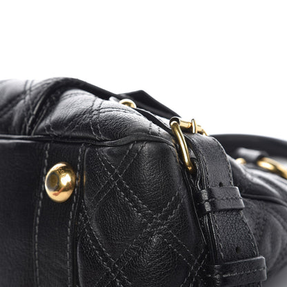 Marc Jacobs Calfskin Quilted Elise Satchel Black 11 of 17