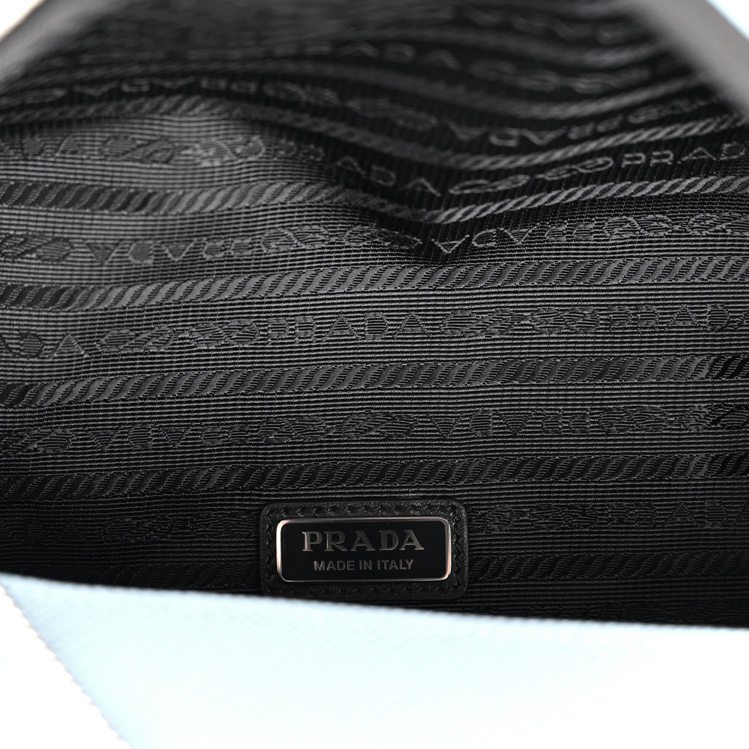 Prada Saffiano Triangle Shoulder Belt Bag Astrale 5 of 11