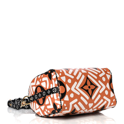 Louis Vuitton Monogram Giant Crafty Speedy Bandouliere 25 Creme Caramel 4 of 13