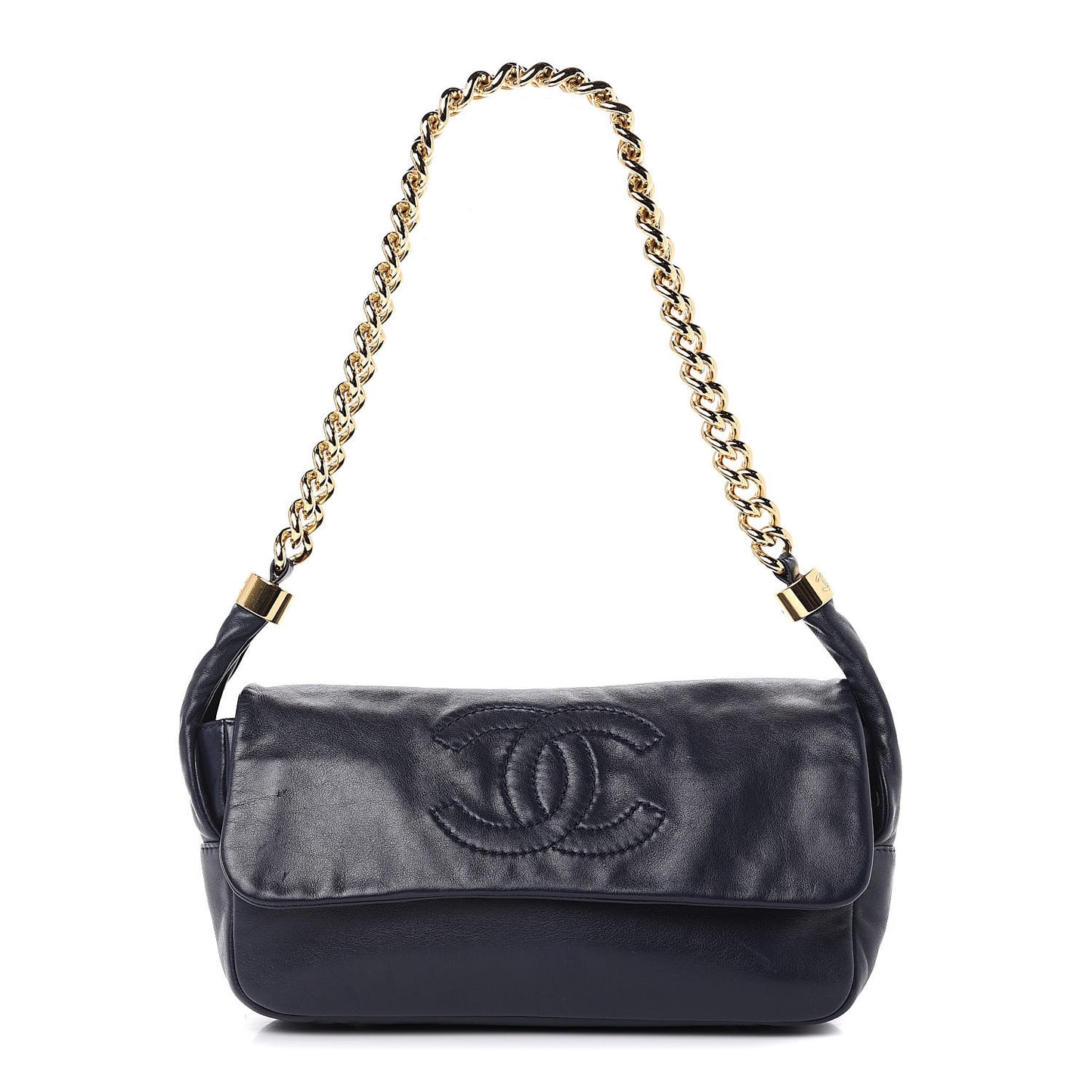 Lambskin Medium Rodeo Drive Flap Navy