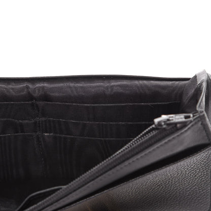 Chanel Caviar Timeless CC Wallet On Chain WOC Black 9 of 17
