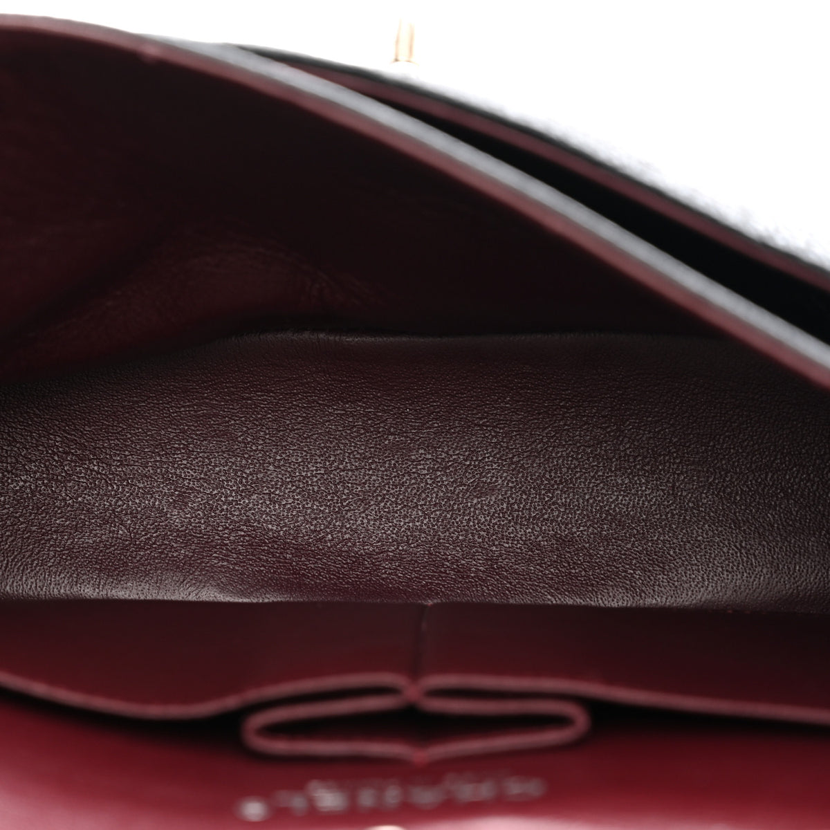 Caviar Quilted Small Double Flap Black
