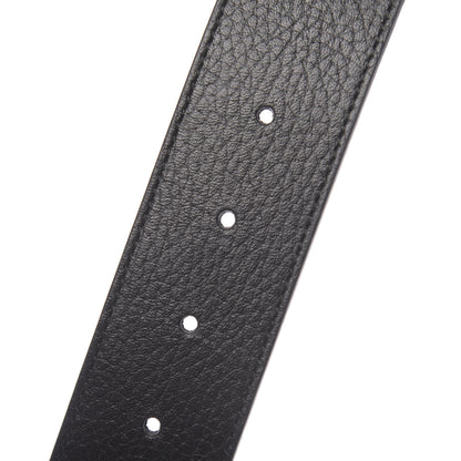 Gucci Dollar Calfskin 1973 Reversible Belt 85 34 Black Testa di Moro 4 of 6