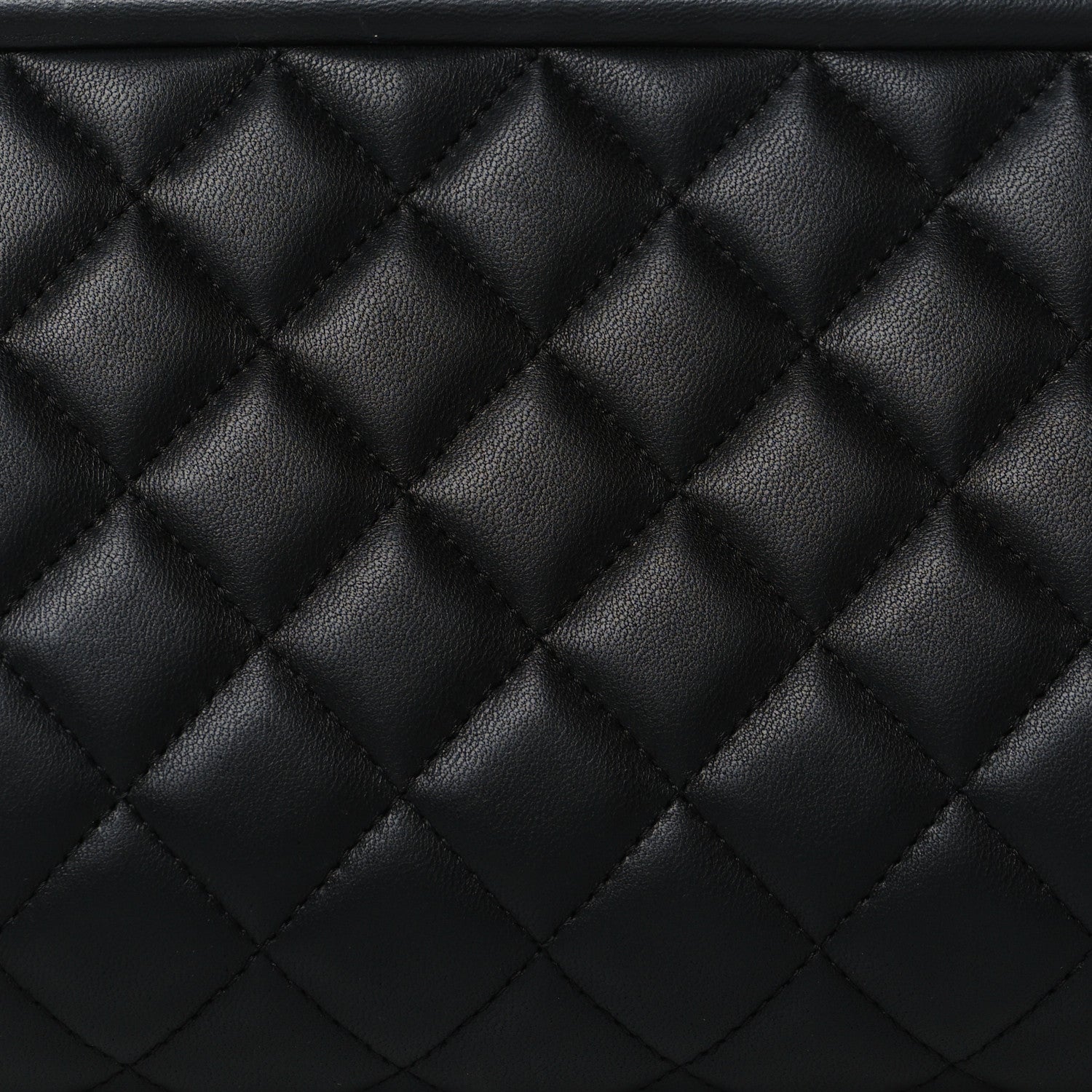 Chanel Lambskin Quilted Timeless Clutch Black 8 of 10