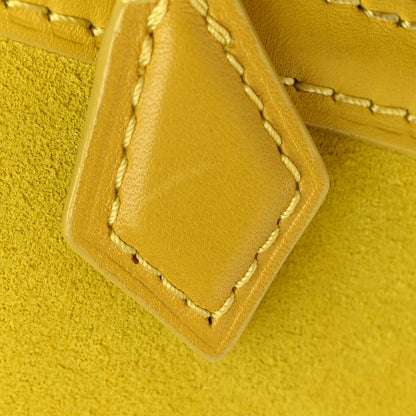 Louis Vuitton Suede Cubic Illusion Fleur Speedy Cube PM Yellow 13 of 14