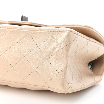 Chanel Metallic Sheepskin Quilted 2.55 Reissue Mini Flap Beige 8 of 8