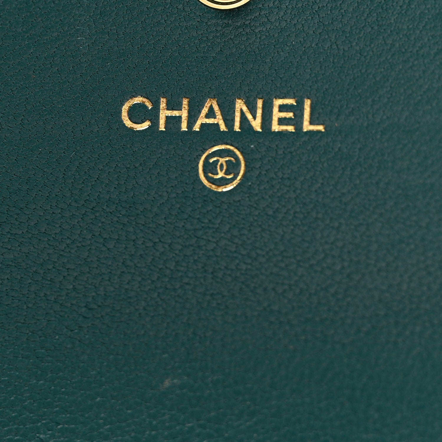 Chanel Lambskin Quilted Chanel 19 Flap Wallet Dark Green 6 of 10