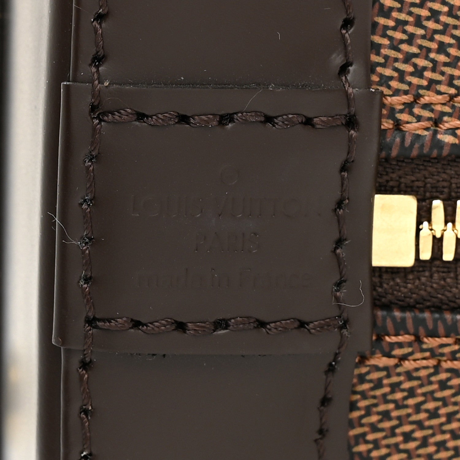 Louis Vuitton Damier Ebene Alma BB 6 of 9
