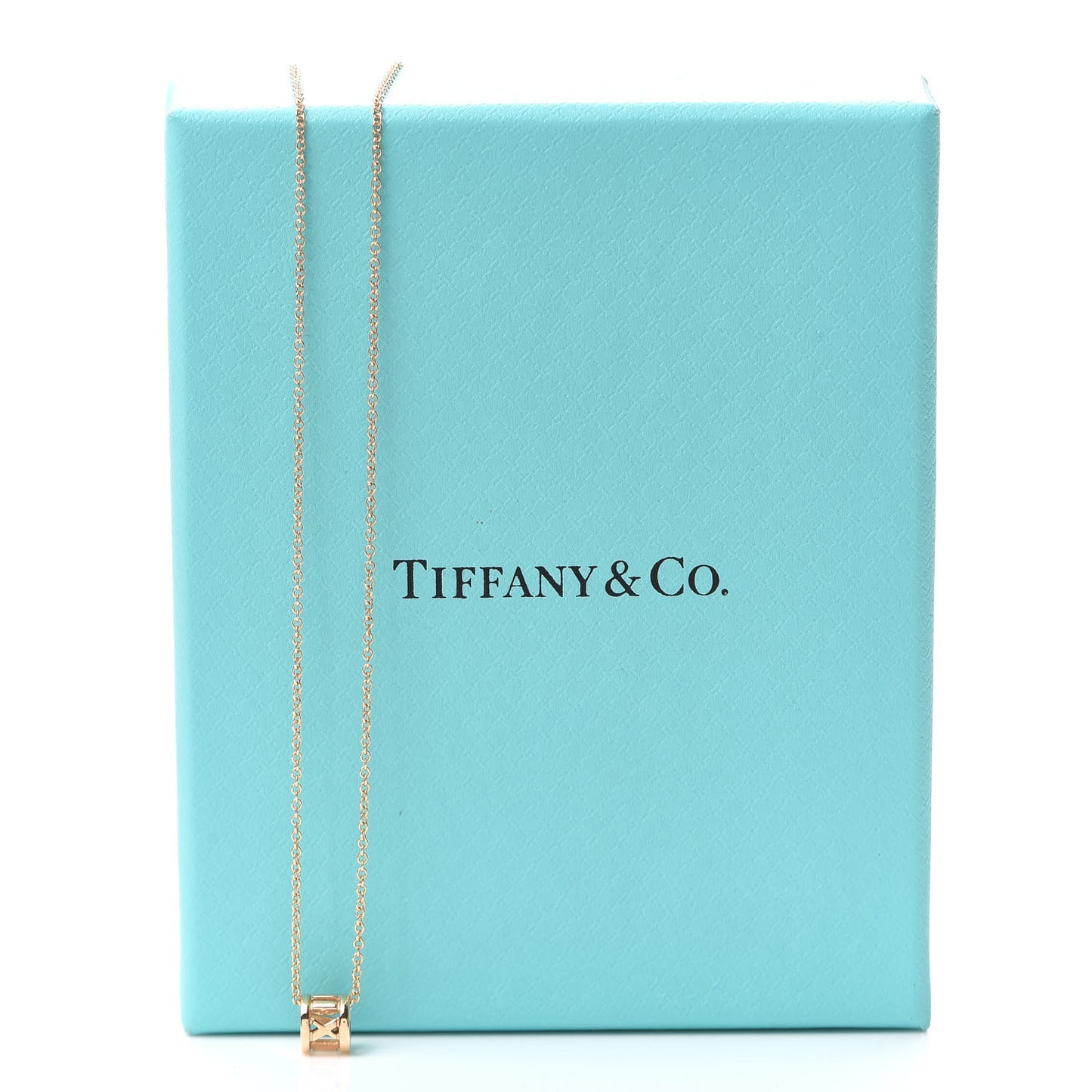 18K Rose Gold Atlas Open Pendant Necklace