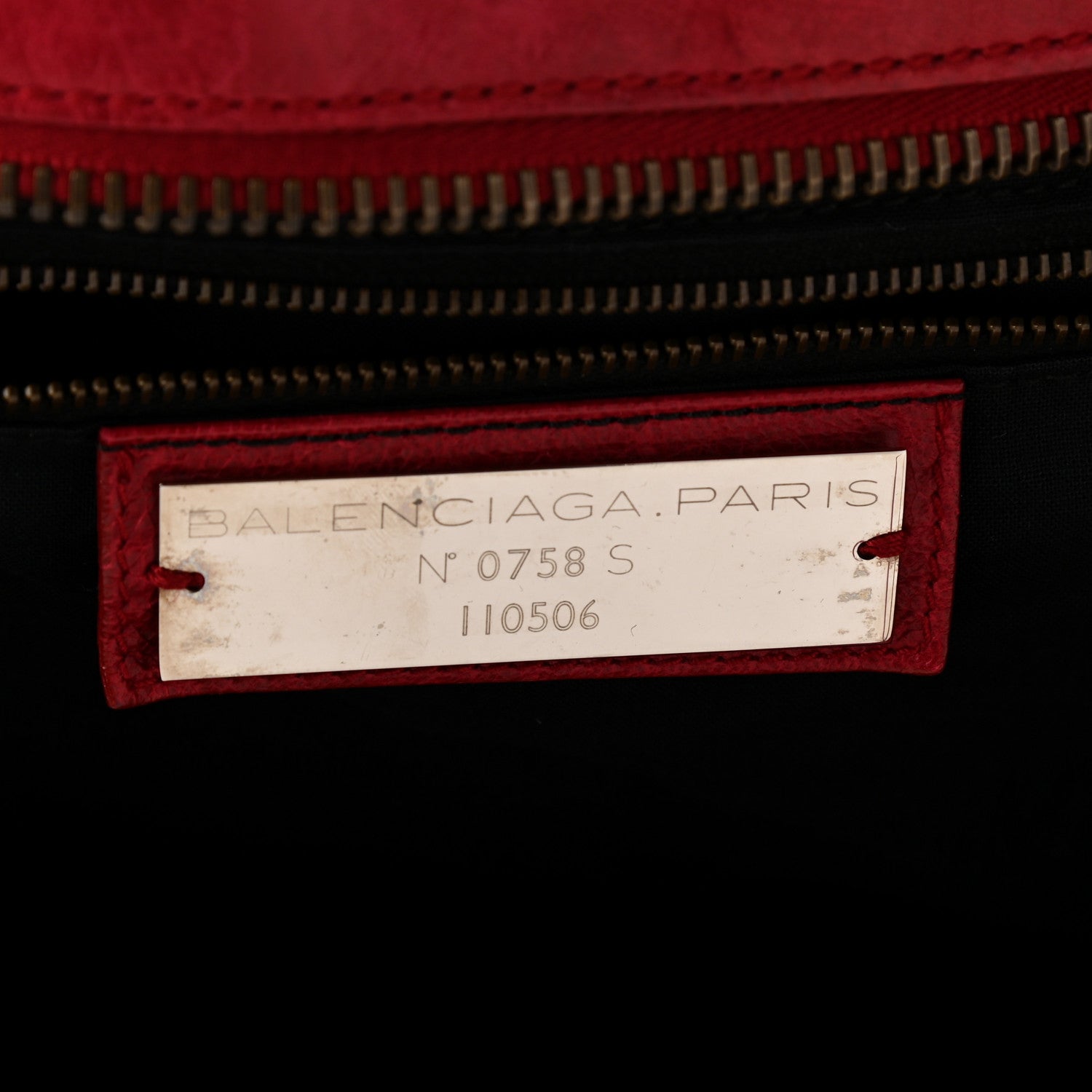 Balenciaga Agneau Classic Hardware Weekender Rouge Coquelicot 6 of 13