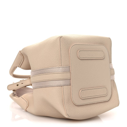 Loro Piana Grained Calfskin Small Bale Bag Marble 5 of 11