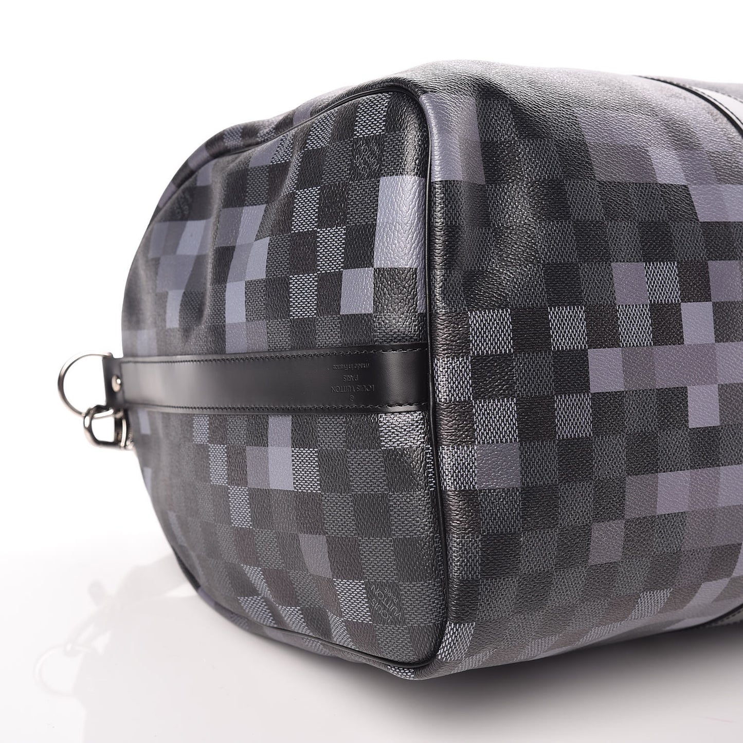 Damier Graphite Pixel Keepall Bandouliere 50 Gris