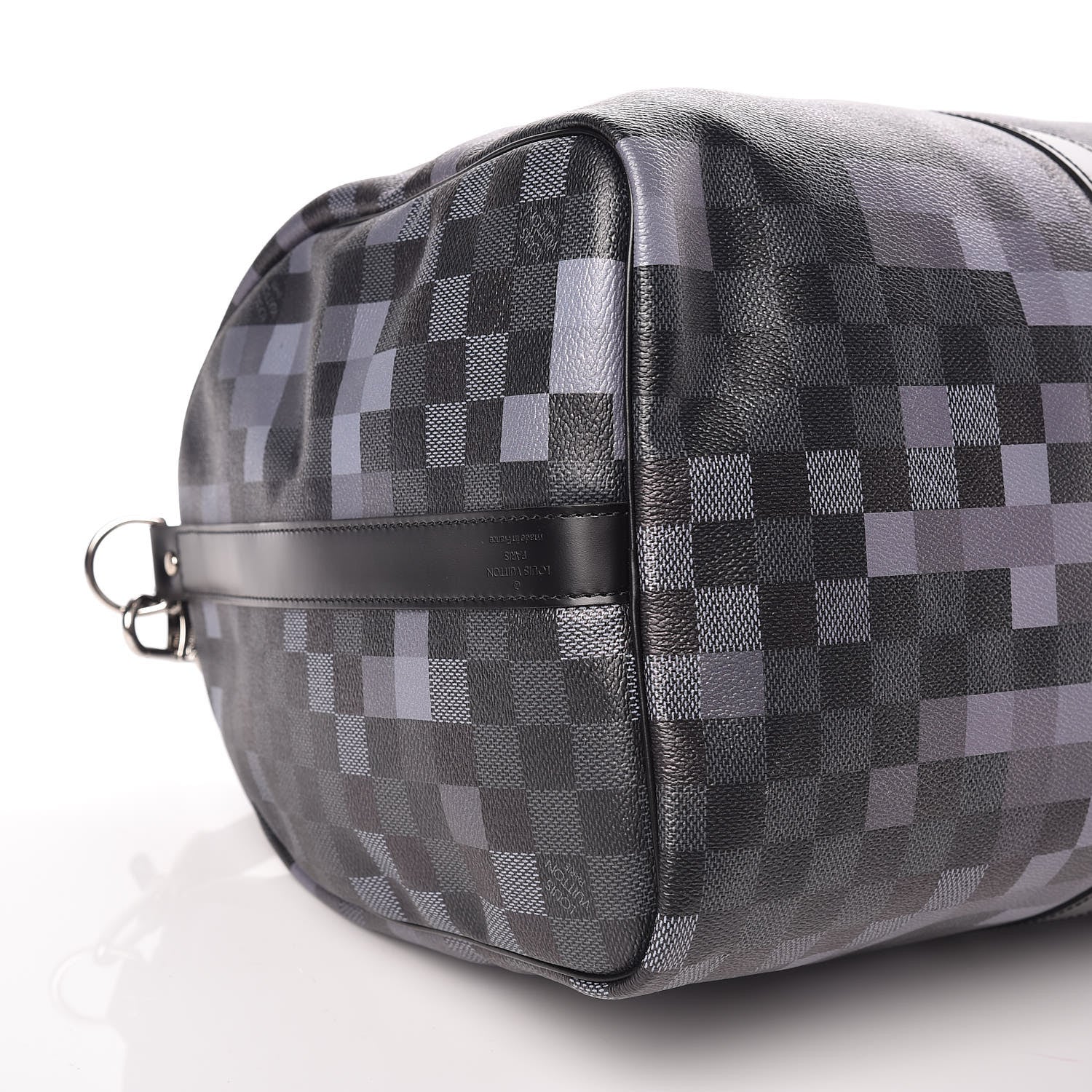 Louis Vuitton Damier Graphite Pixel Keepall Bandouliere 50 Gris 9 of 10