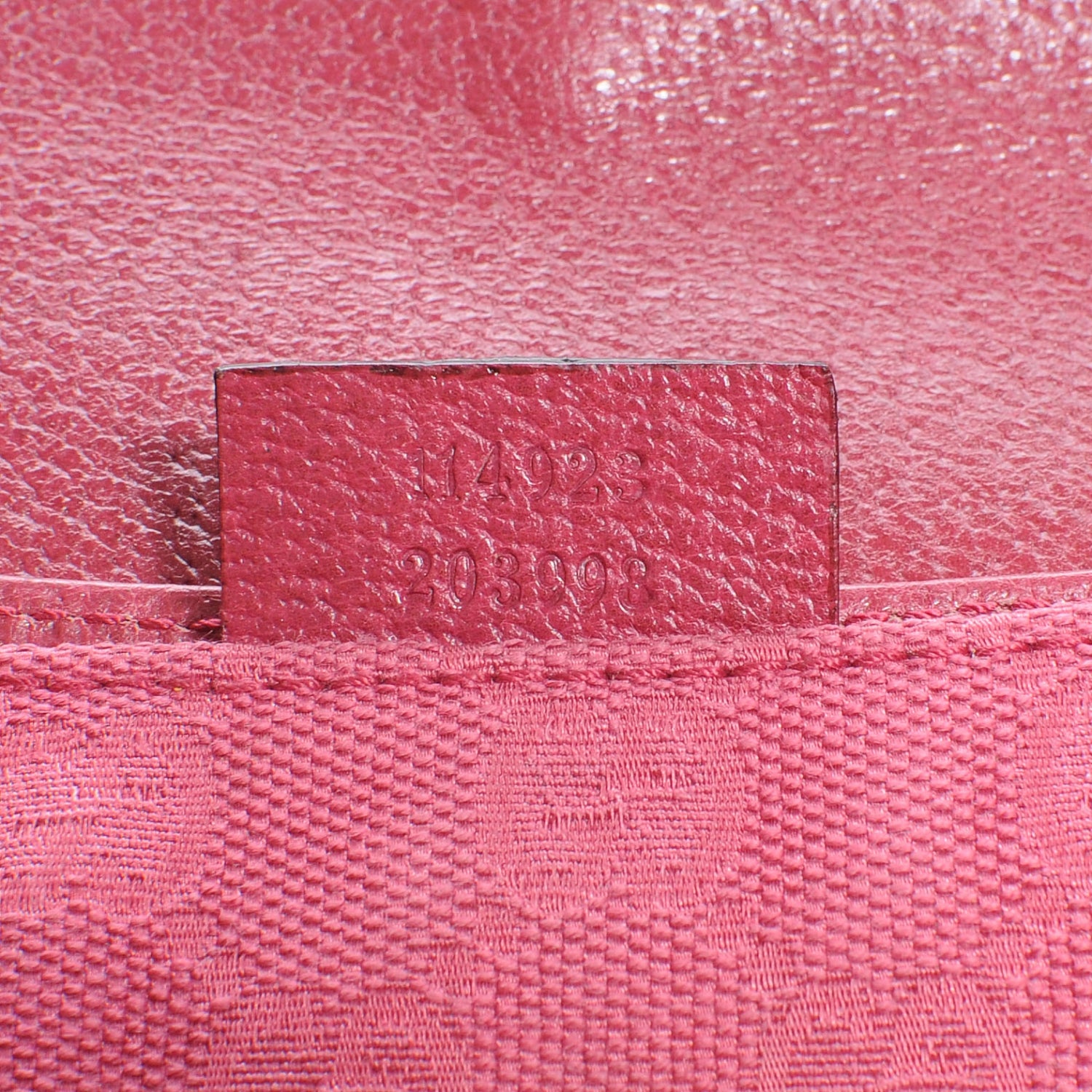 Gucci Monogram Horsebit Clutch Pink 8 of 8