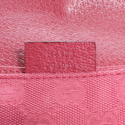 Gucci Monogram Horsebit Clutch Pink 8 of 8