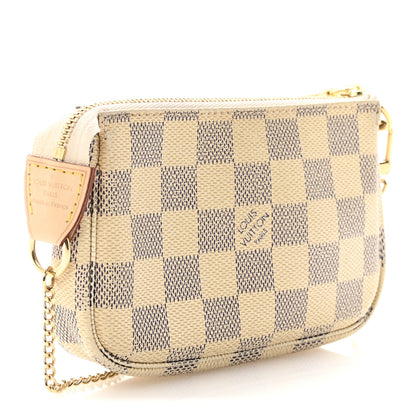 Louis Vuitton Damier Azur Mini Pochette Accessories 3 of 8