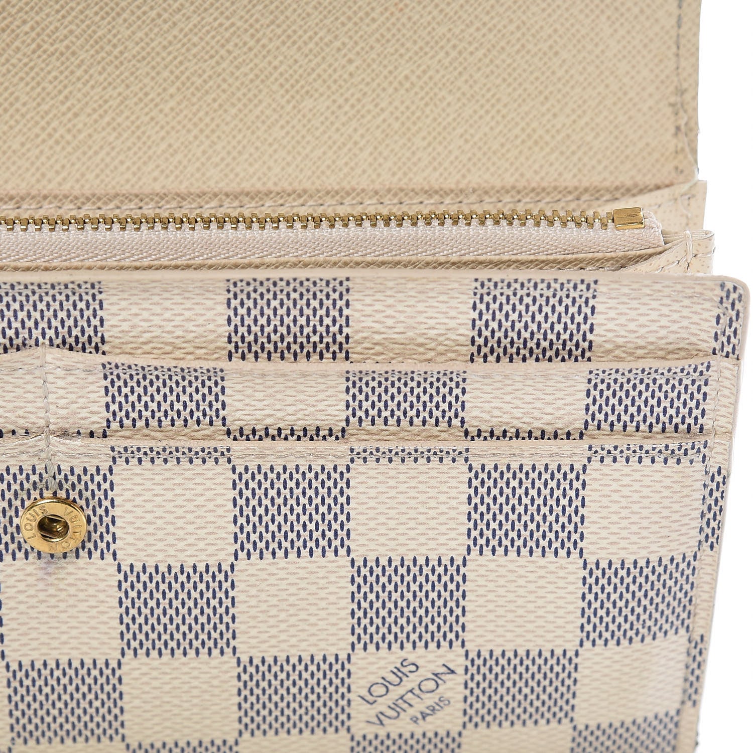 Louis Vuitton Damier Azur Sarah Wallet 10 of 14