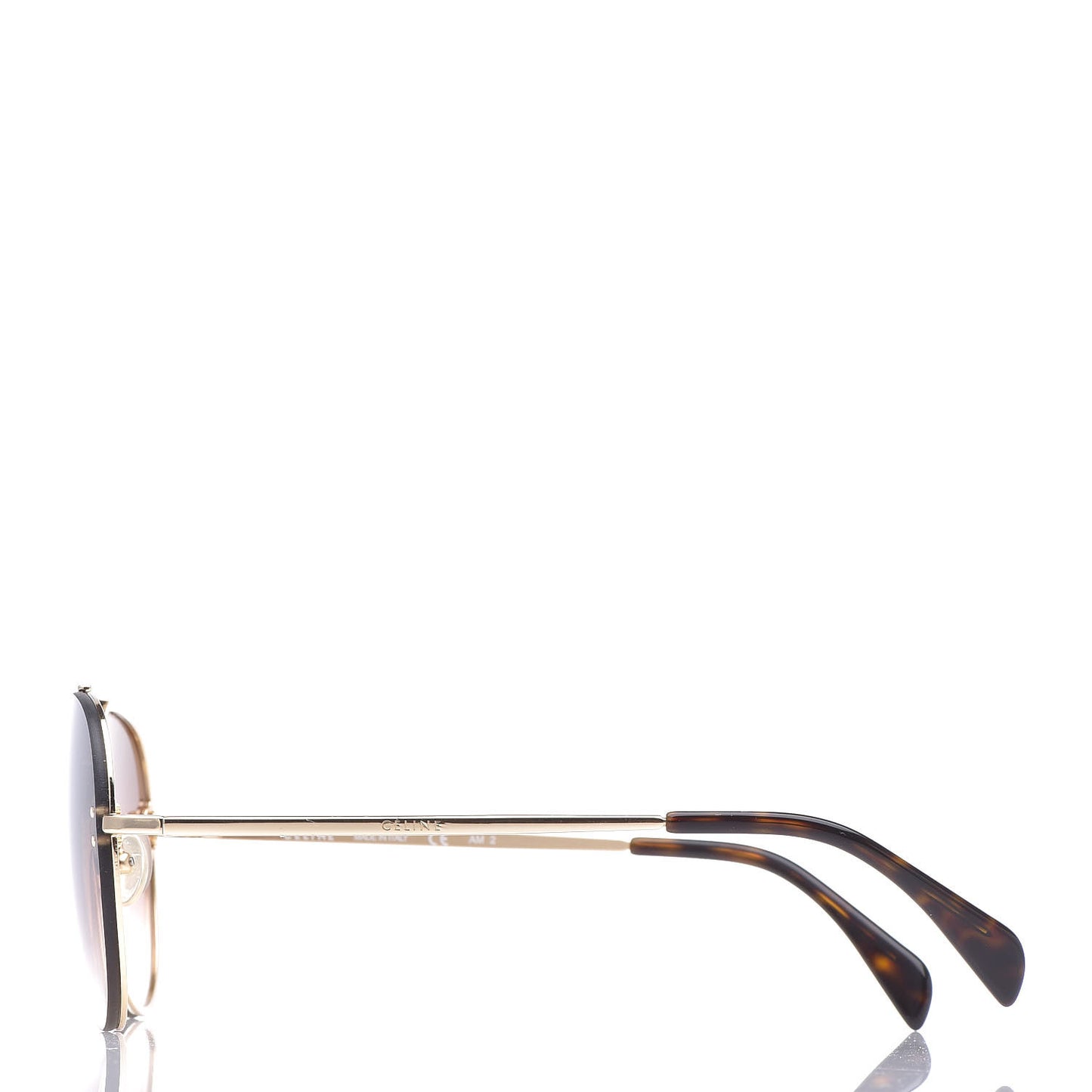 Mirror Aviator Sunglasses CL 41392/S Gold Pink