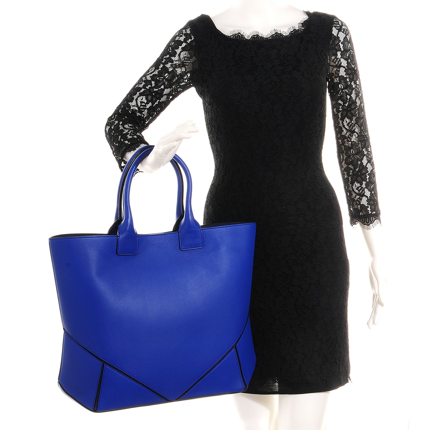 Nappa Lambskin Easy Tote Bright Blue