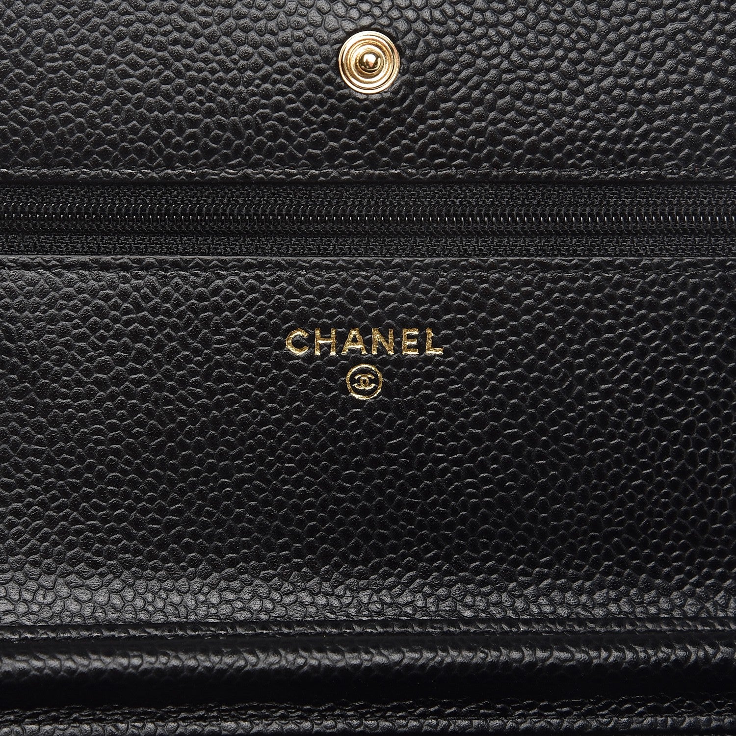 Chanel Caviar Quilted Wallet On Chain WOC Black 6 of 9