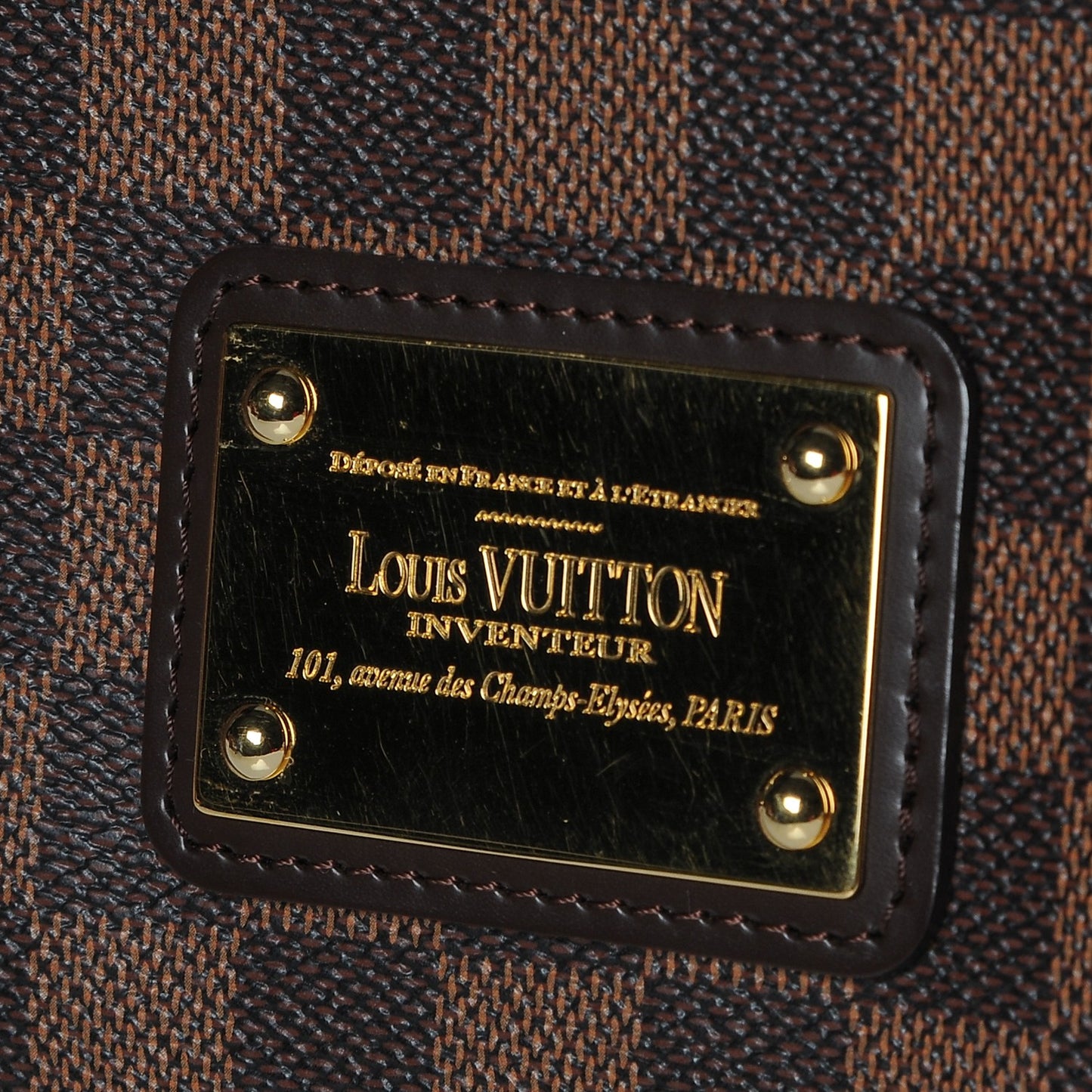 Damier Ebene Eva Clutch