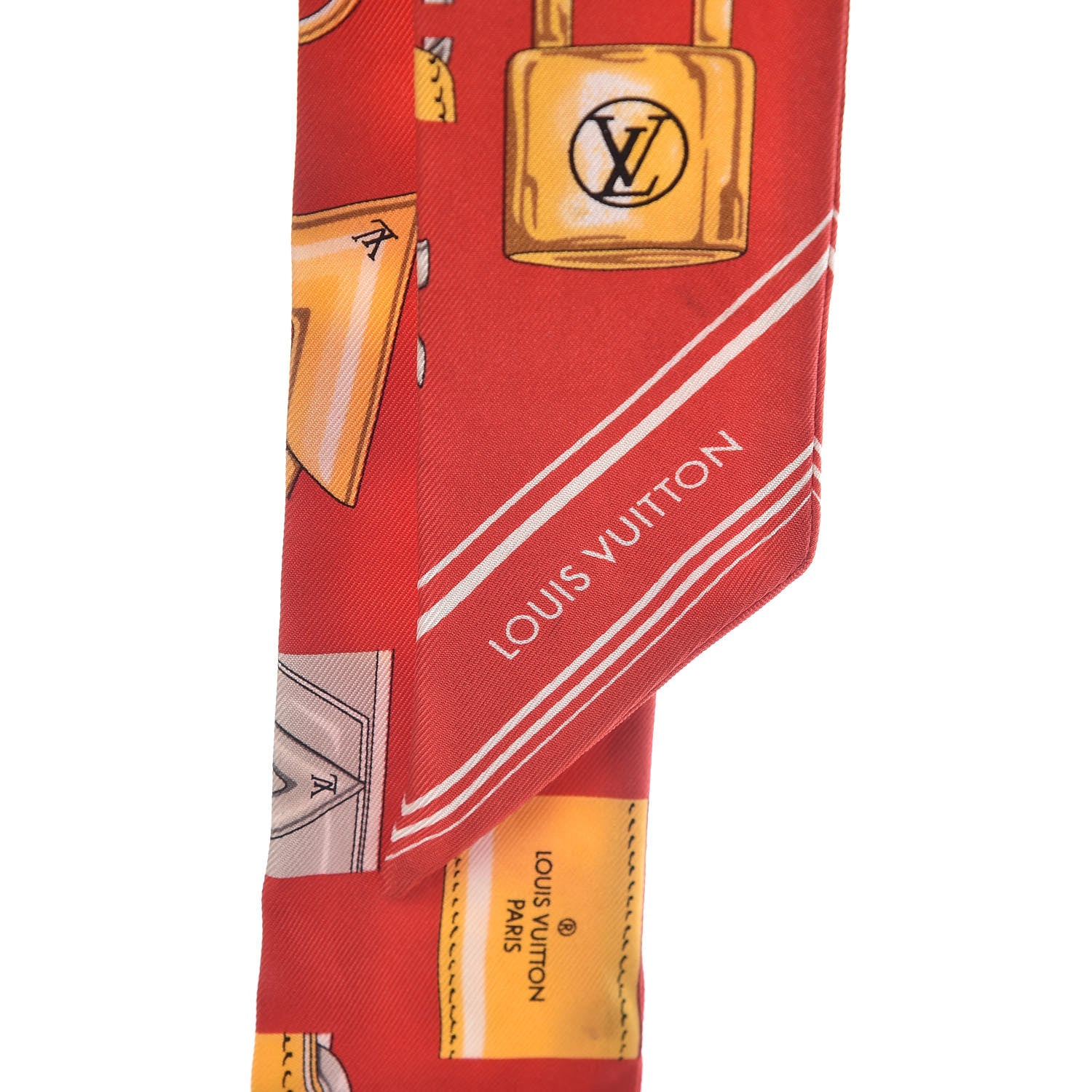 Louis Vuitton Silk Full of Locks BB Bandeau Coquelicot 3 of 5