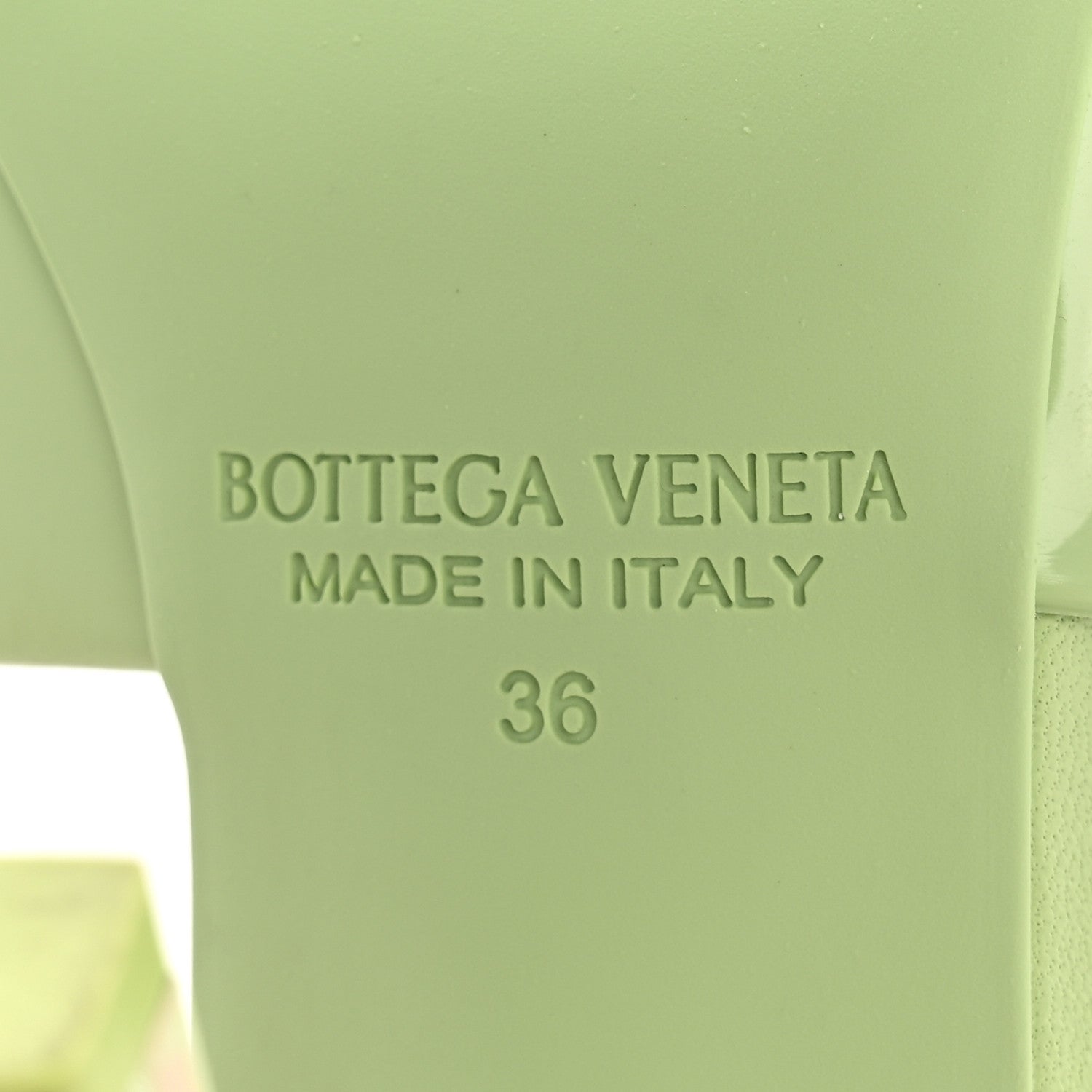 Bottega Veneta Rubber Mule Sandals 36 Pistachio 7 of 11
