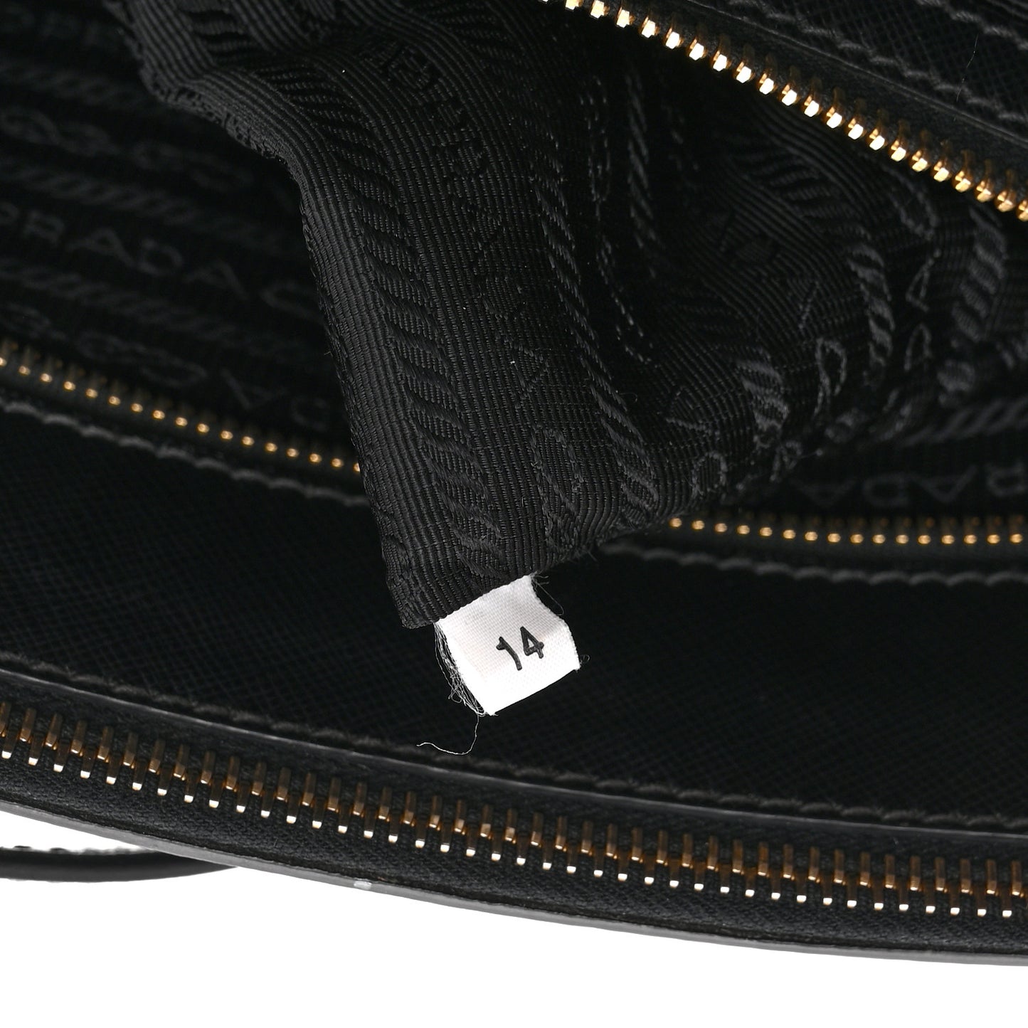 Saffiano Lux Large Galleria Double Zip Tote Black