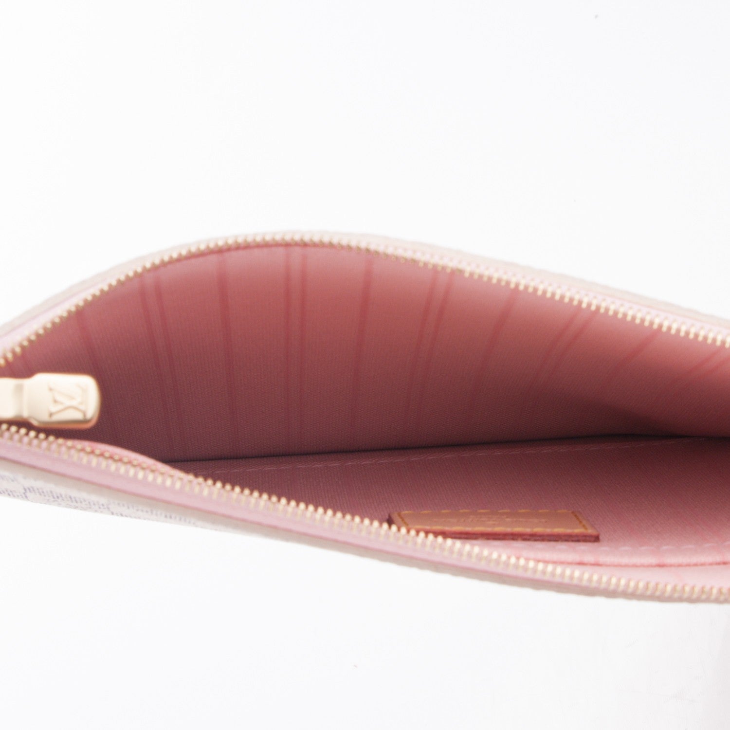 Louis Vuitton Damier Azur Neverfull MM GM Pochette Rose Ballerine 5 of 6