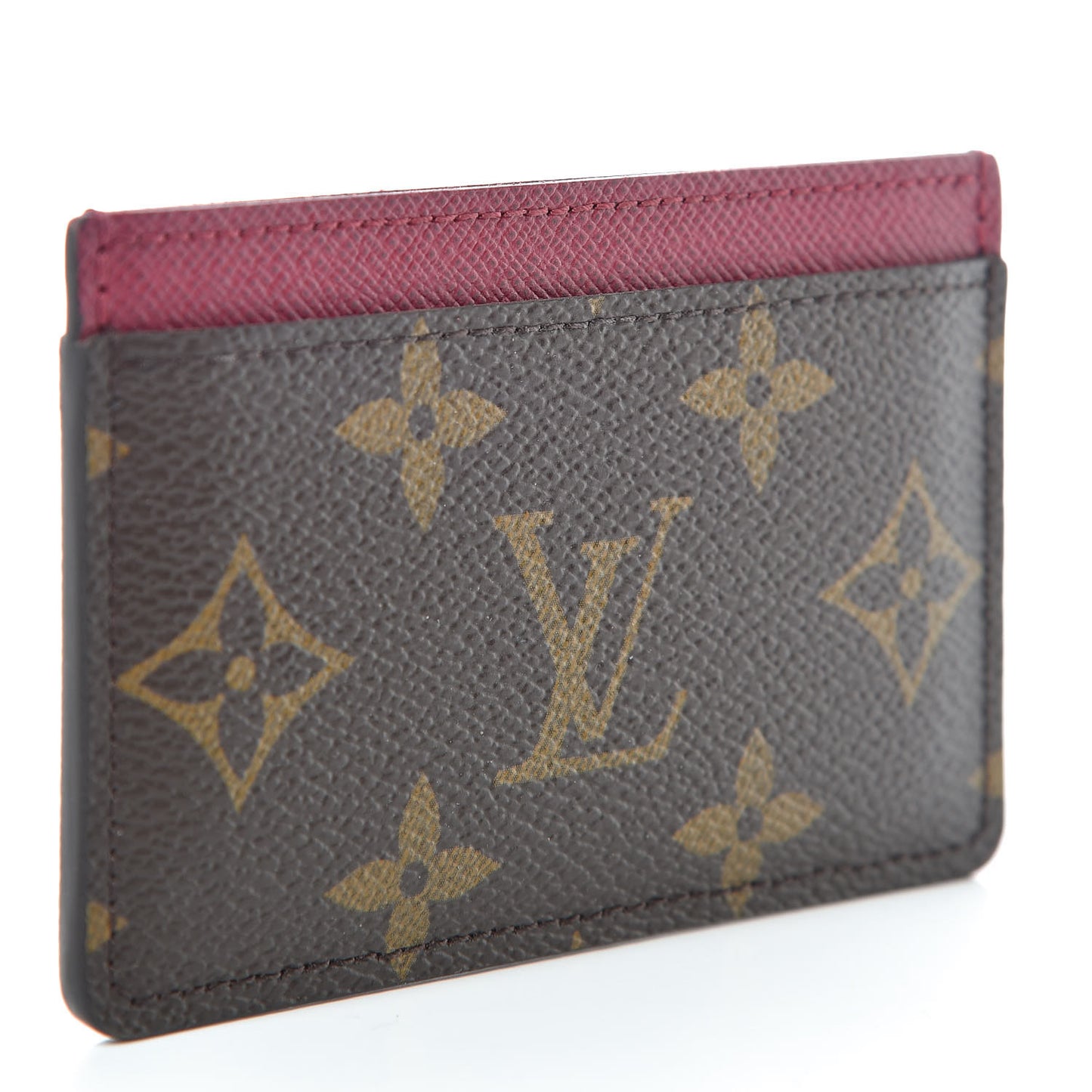 Monogram Card Holder Fuchsia