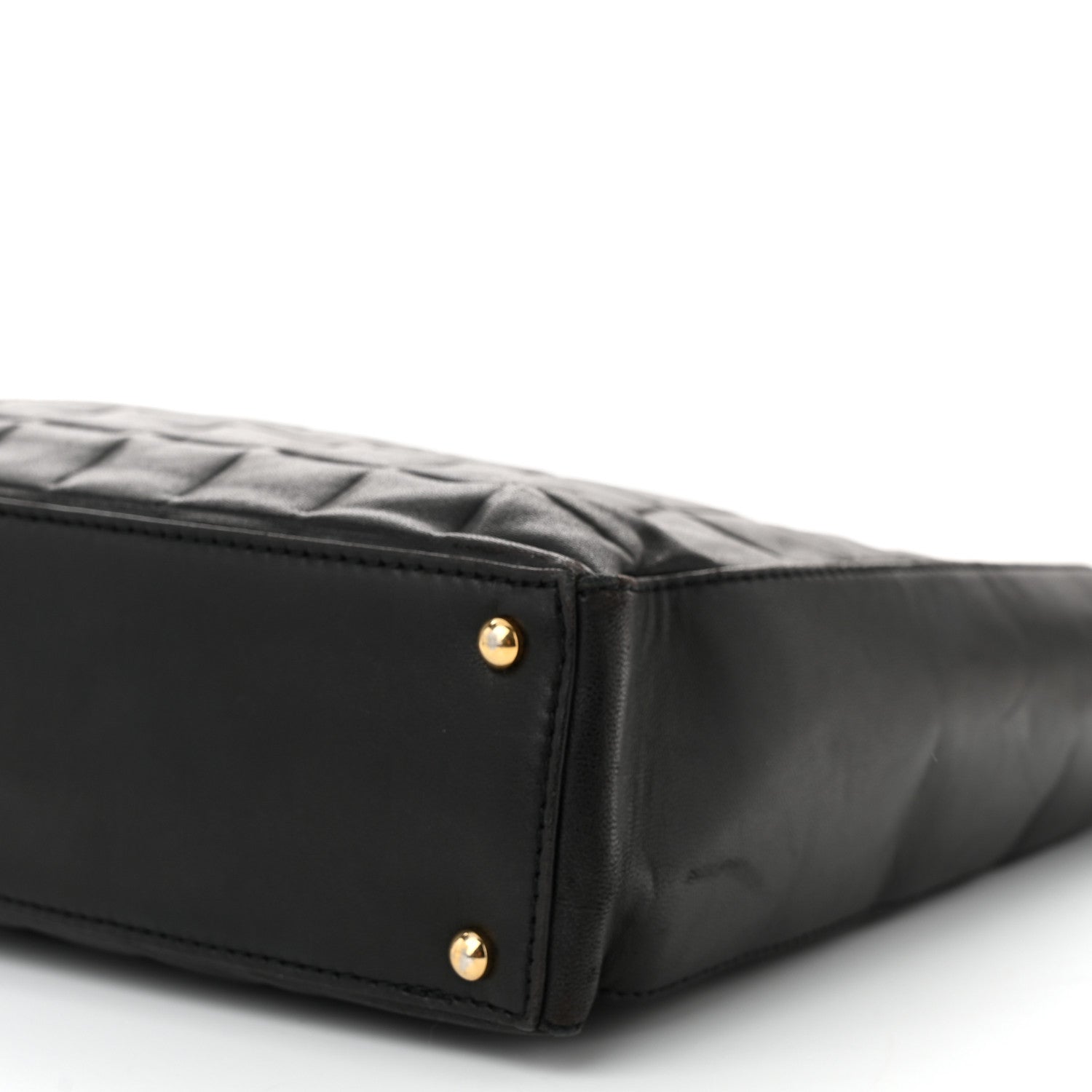 Chanel Lambskin Quilted Chocolate Bar Tote Black 10 of 10