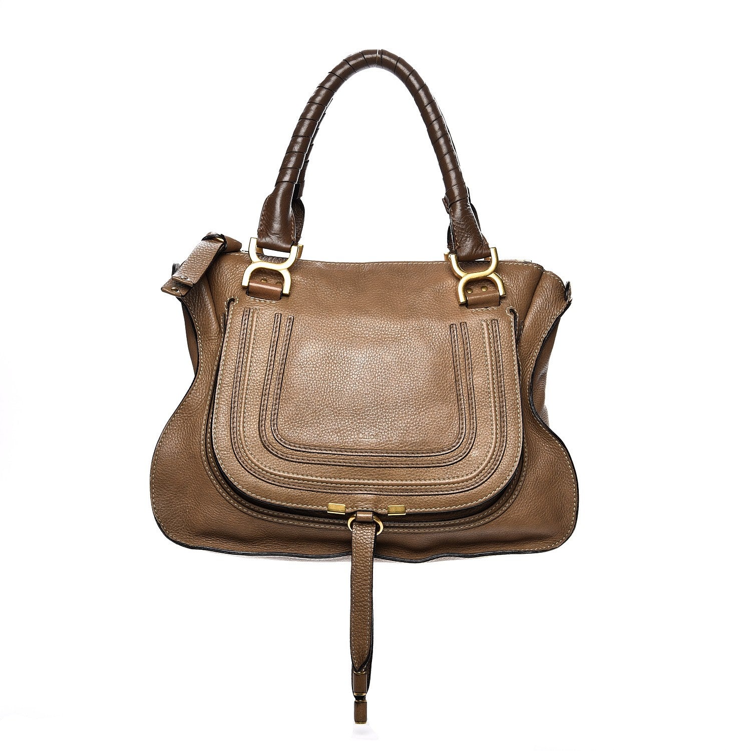 Chloe Calfskin Medium Marcie Satchel Nut 1 of 37