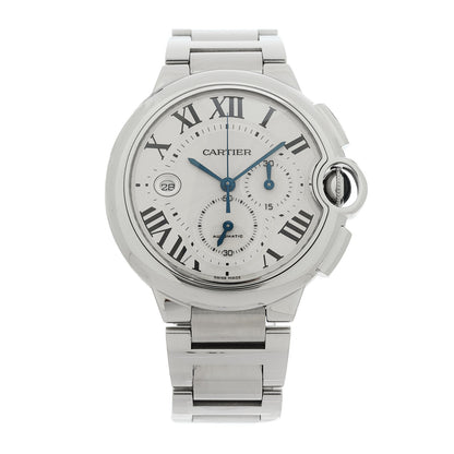 Cartier Stainless Steel 44mm Ballon Bleu De Cartier Chronograph Automatic Watch 1 of 4