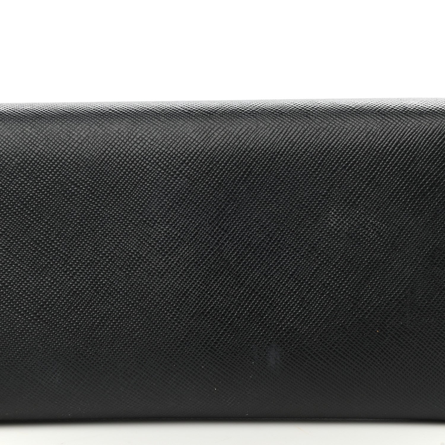Prada Saffiano Metal Continental Flap Wallet Black 11 of 13