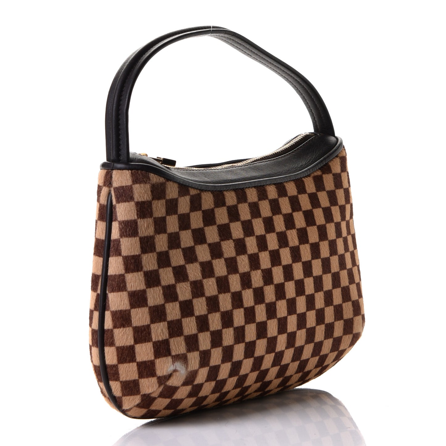 Calf Hair Damier Sauvage Tigre
