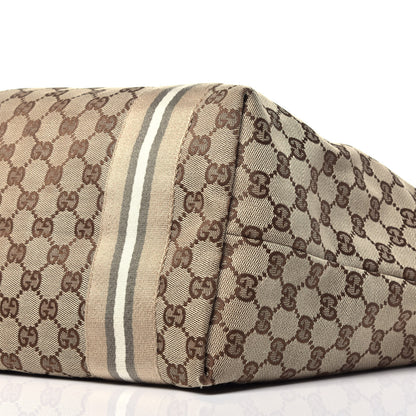 Gucci Monogram Web Large Jolie Tote Yellow 9 of 9