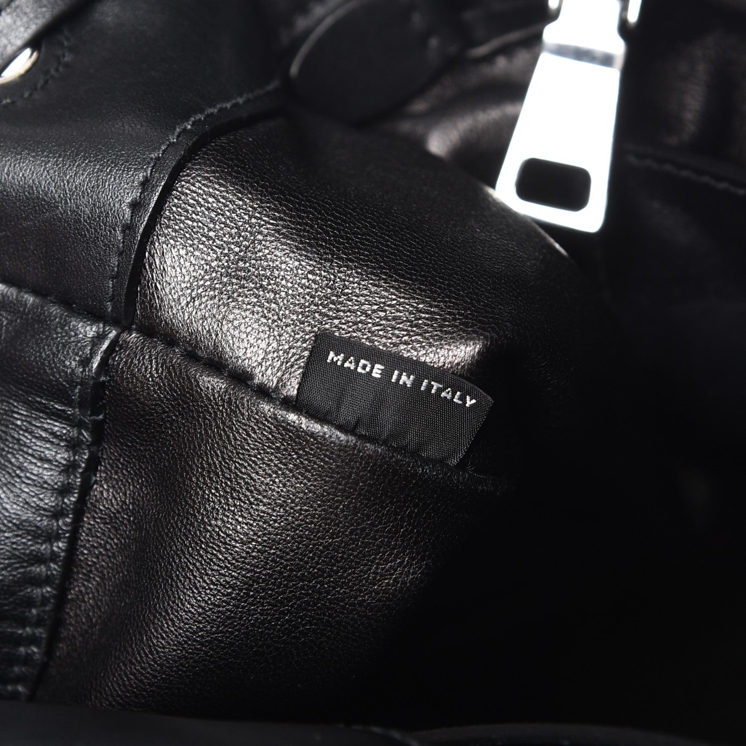 Prada Soft Calf Bucket Bag Nero Black 8 of 9
