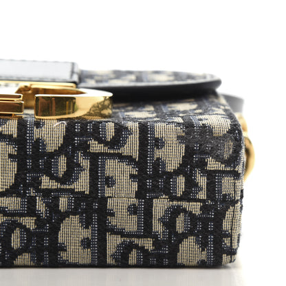 Christian Dior Oblique 30 Montaigne Box Bag Blue 10 of 11