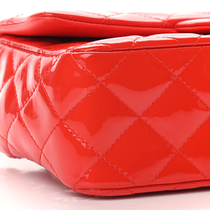 Chanel Patent Calfskin Quilted Mini Rectangular Flap Red 8 of 9
