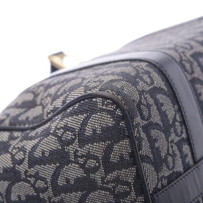 Christian Dior Denim Monogram Boston Navy 12 of 13