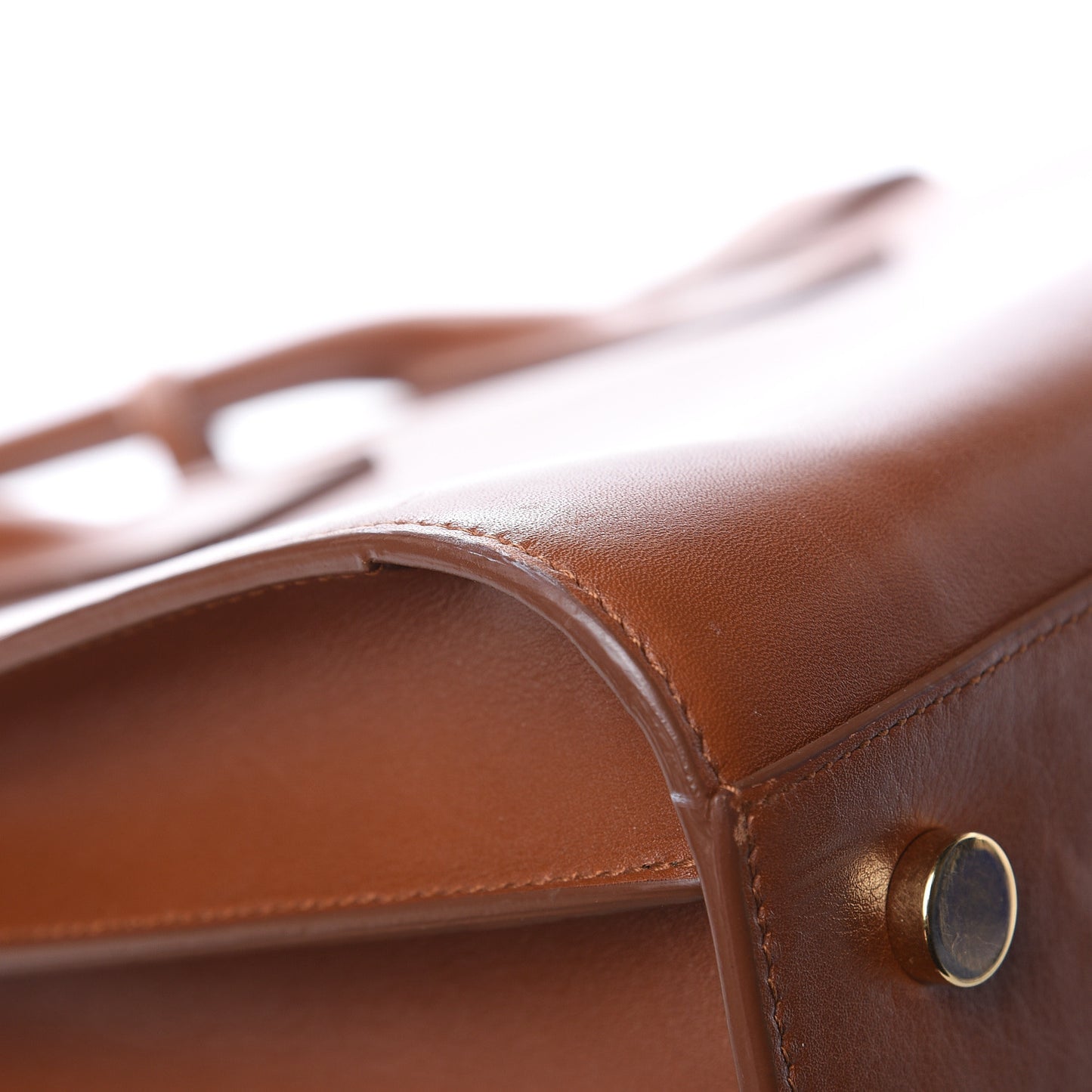 Calfskin Large Sac De Jour Carryall Cognac