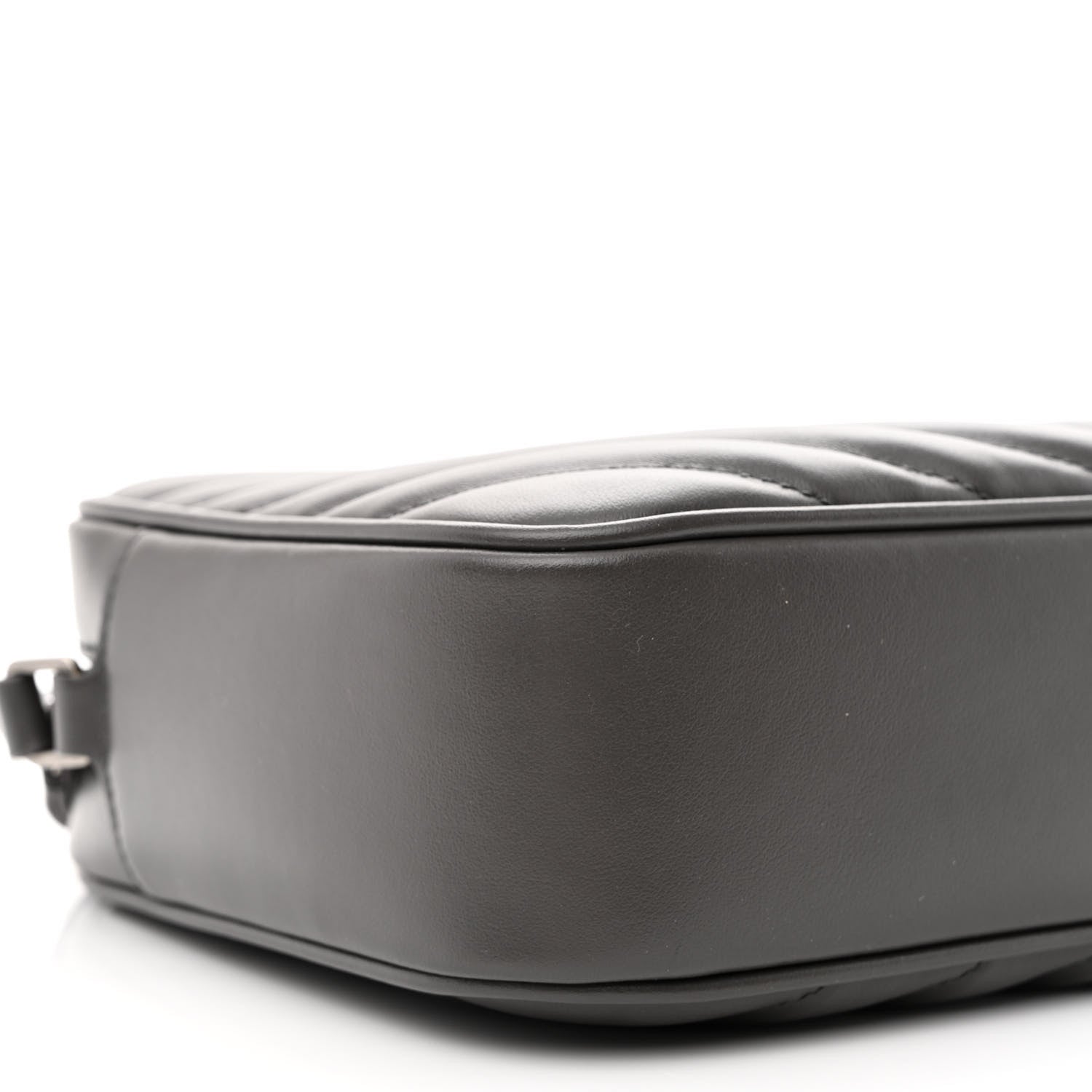 Saint Laurent Calfskin Matelasse Monogram Lou Camera Bag Dark Smog 9 of 11